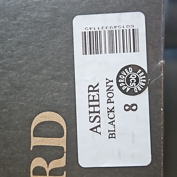 Freebird Asher Black Pony Sandals Size 8 - Picture 15 of 16